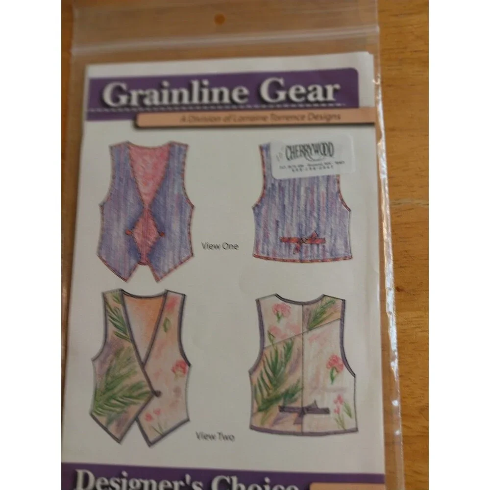 Grainline Gear Vest Pattern Lorraine Torrence Design